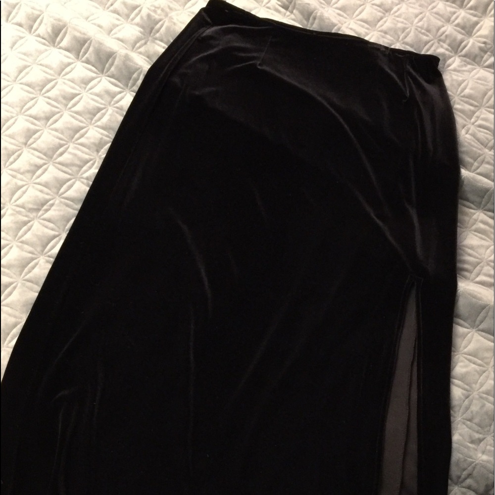 Velvet long skirt NY&co